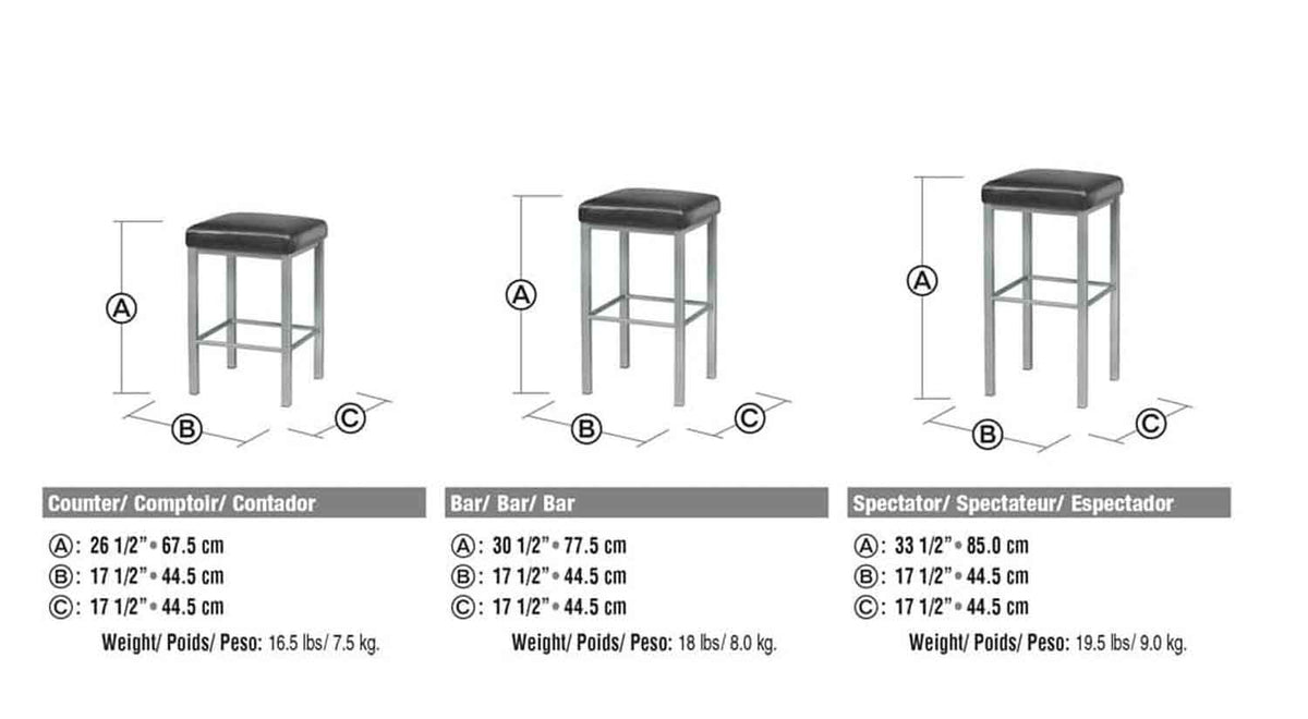 Day Counter and Bar Stool