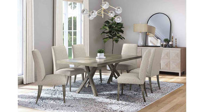 Quincy Dining Table with Mondo Top