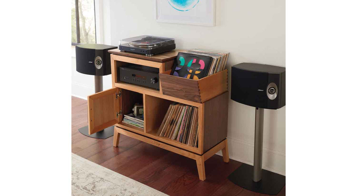 Addison Vinyl Record Station