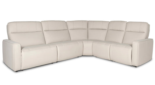 Art Series Power Reclining Sectional with Track Arm