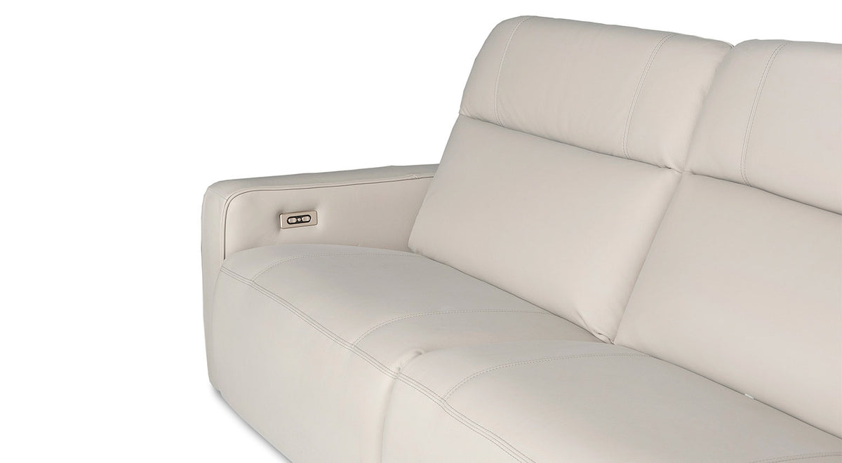 Art Series Power Reclining Sectional with Track Arm