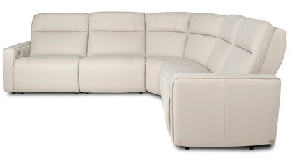 Art Series Power Reclining Sectional with Track Arm