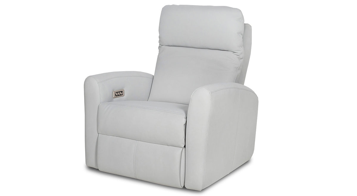 Art Series Swivel Glider Power Recliner with Flare Arm