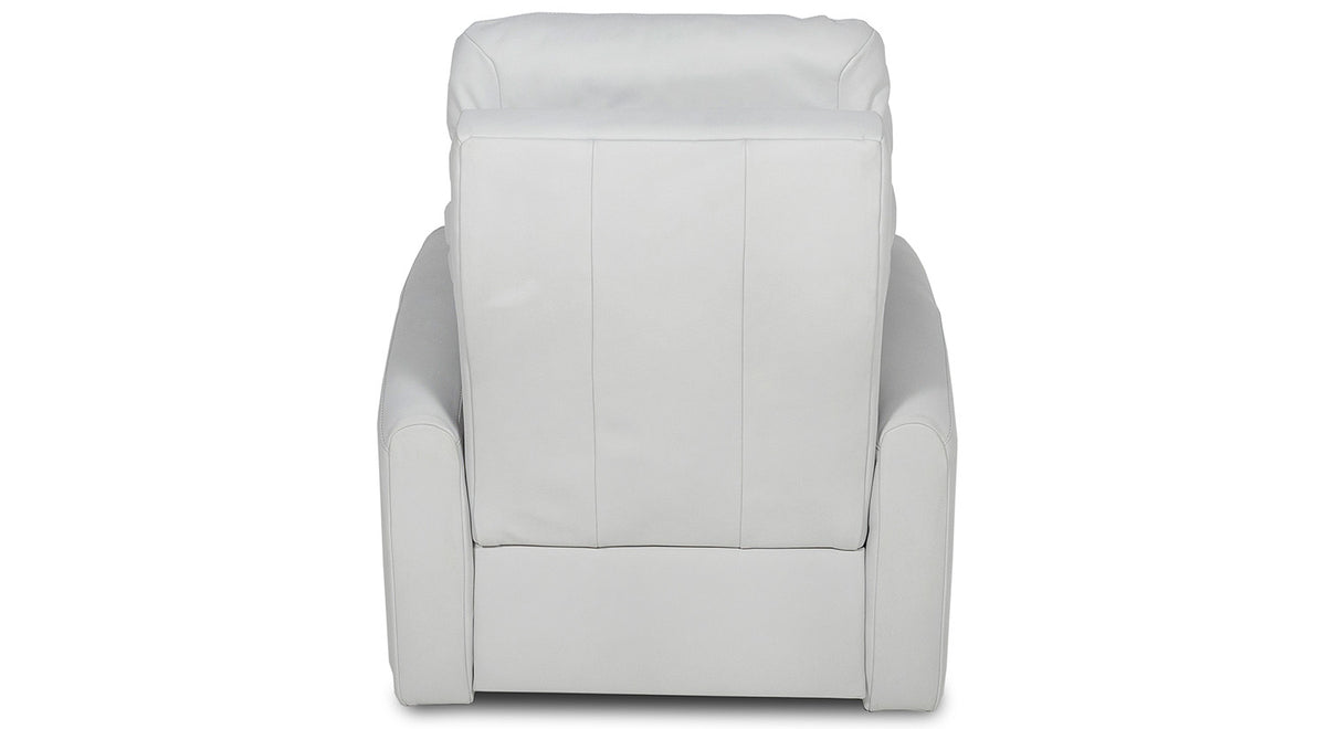 Art Series Swivel Glider Power Recliner with Flare Arm