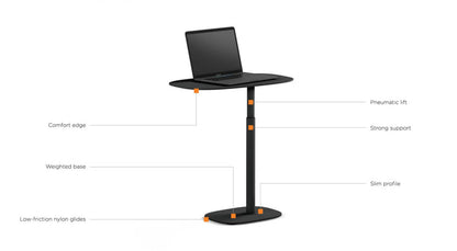 Serif Laptop Lift Table