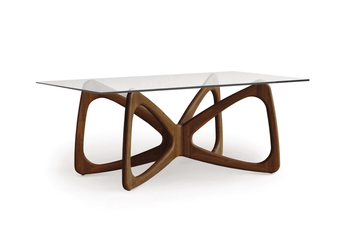 Butterfly Glass Top Table