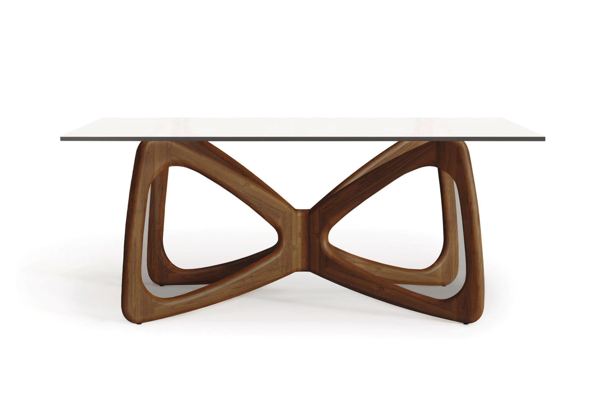 Butterfly Glass Top Table