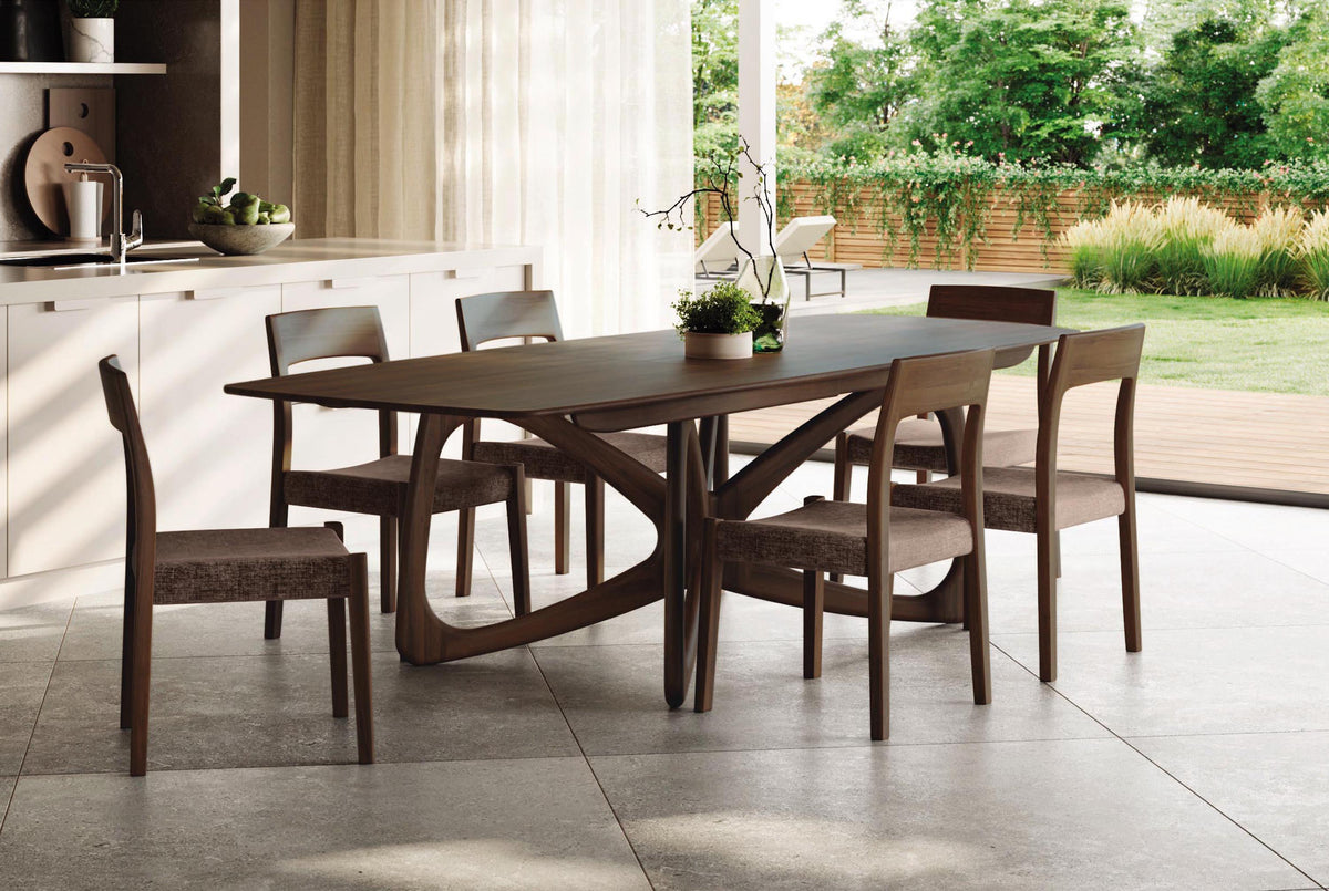 Butterfly Extension Table with Self Storing Leaf