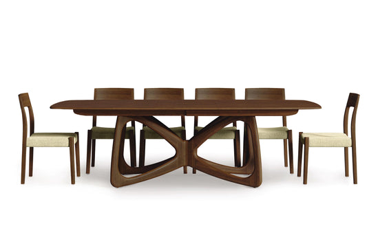 Butterfly Extension Table with Self Storing Leaf