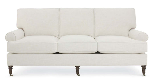 Vivian Sofa w/Sock Arm & Turned Leg