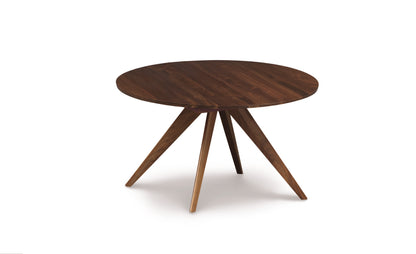 Catalina Round Extensions Table with Self Storing Leaf by Copeland Furniture