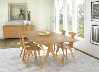 Catalina Trestle Extension Table with Self Storing Leaf