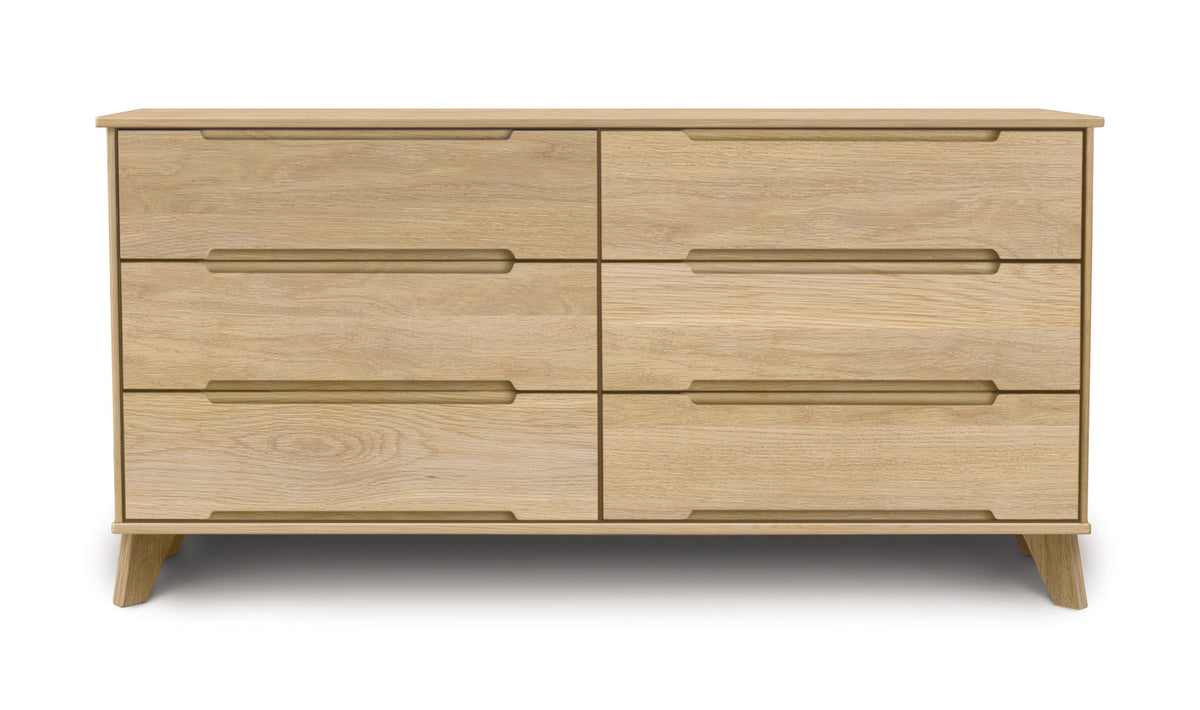 Linn 6 Drawer Dresser in Oak