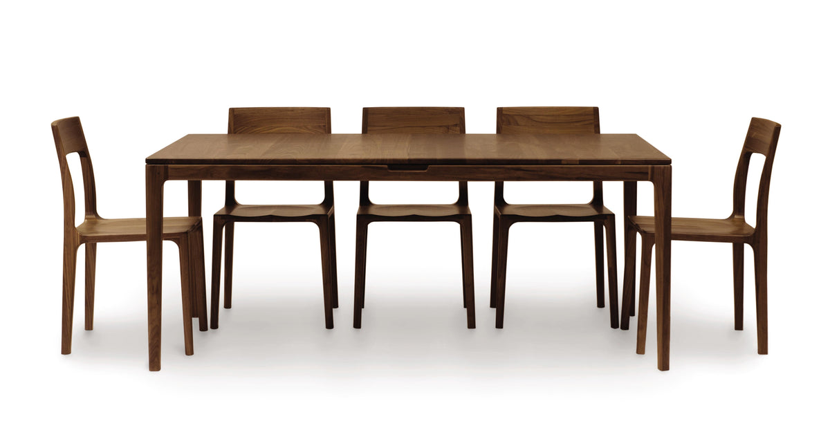 Lisse Extension Table with Self Storing Leaf