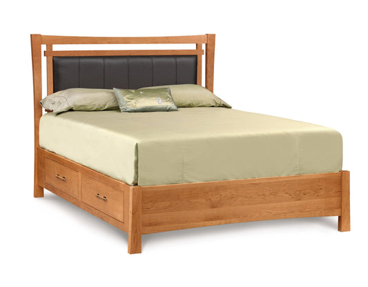 Monterey Storage Bed with Upholstered Panel