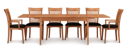 Sarah Four Leg Extension Table with Self Storing Leaf