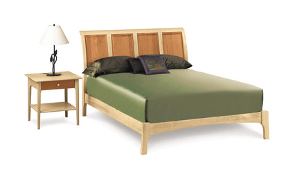 Sarah Sleigh Bed 45" with Low Footboard