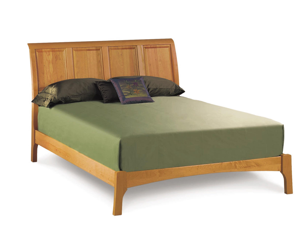 Sarah Sleigh Bed 45" with Low Footboard