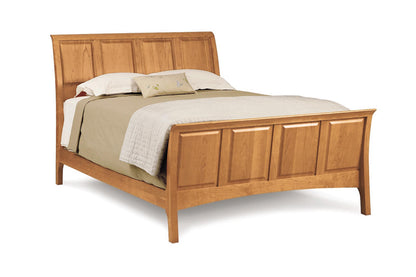 Sarah Sleigh Bed 51" with High Footboard