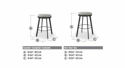 Ally Counter and Bar Stool