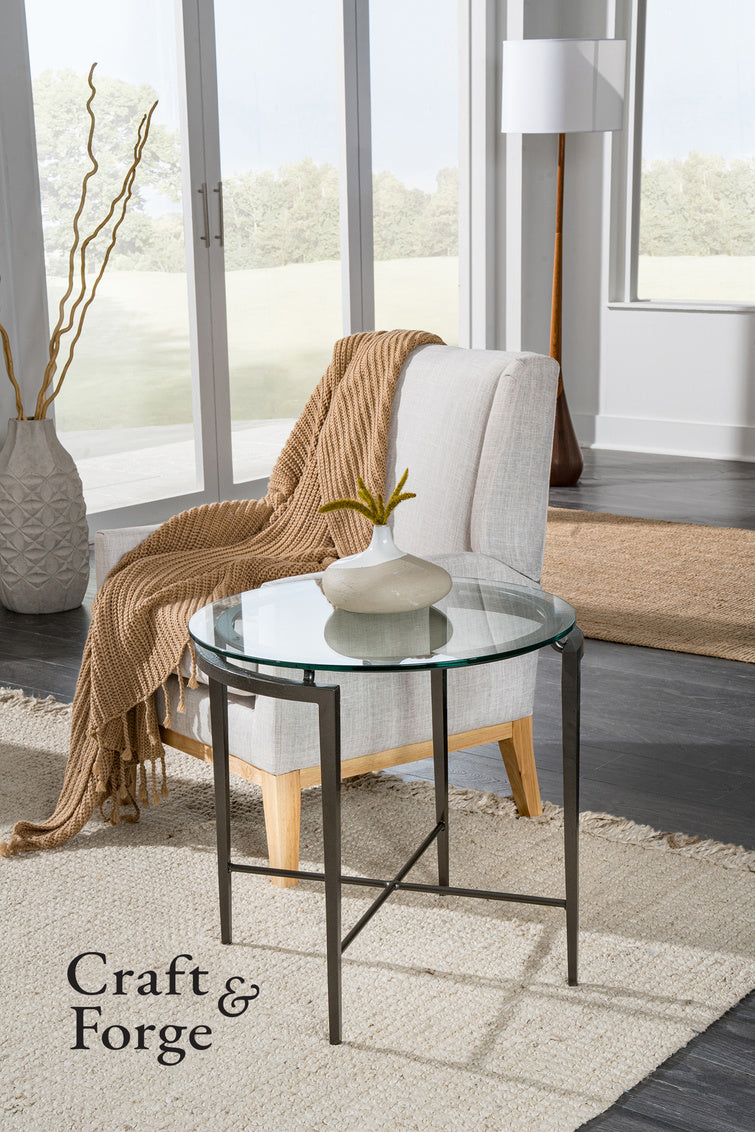 Armory Round End Table