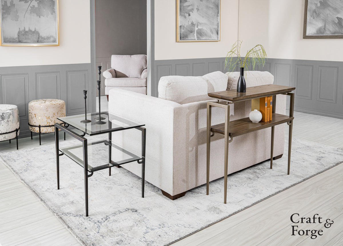 Armory Rectangular End  Table