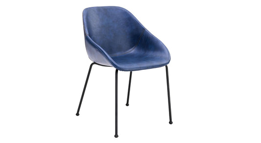 Corinna Side Chair in Vintage Blue