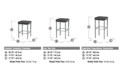 Day Counter and Bar Stool