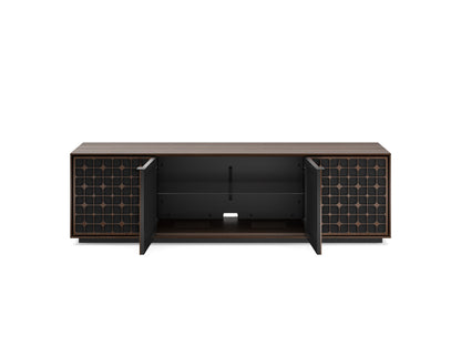 Elements Media & Storage Cabinet w/Rolling Plinth Base