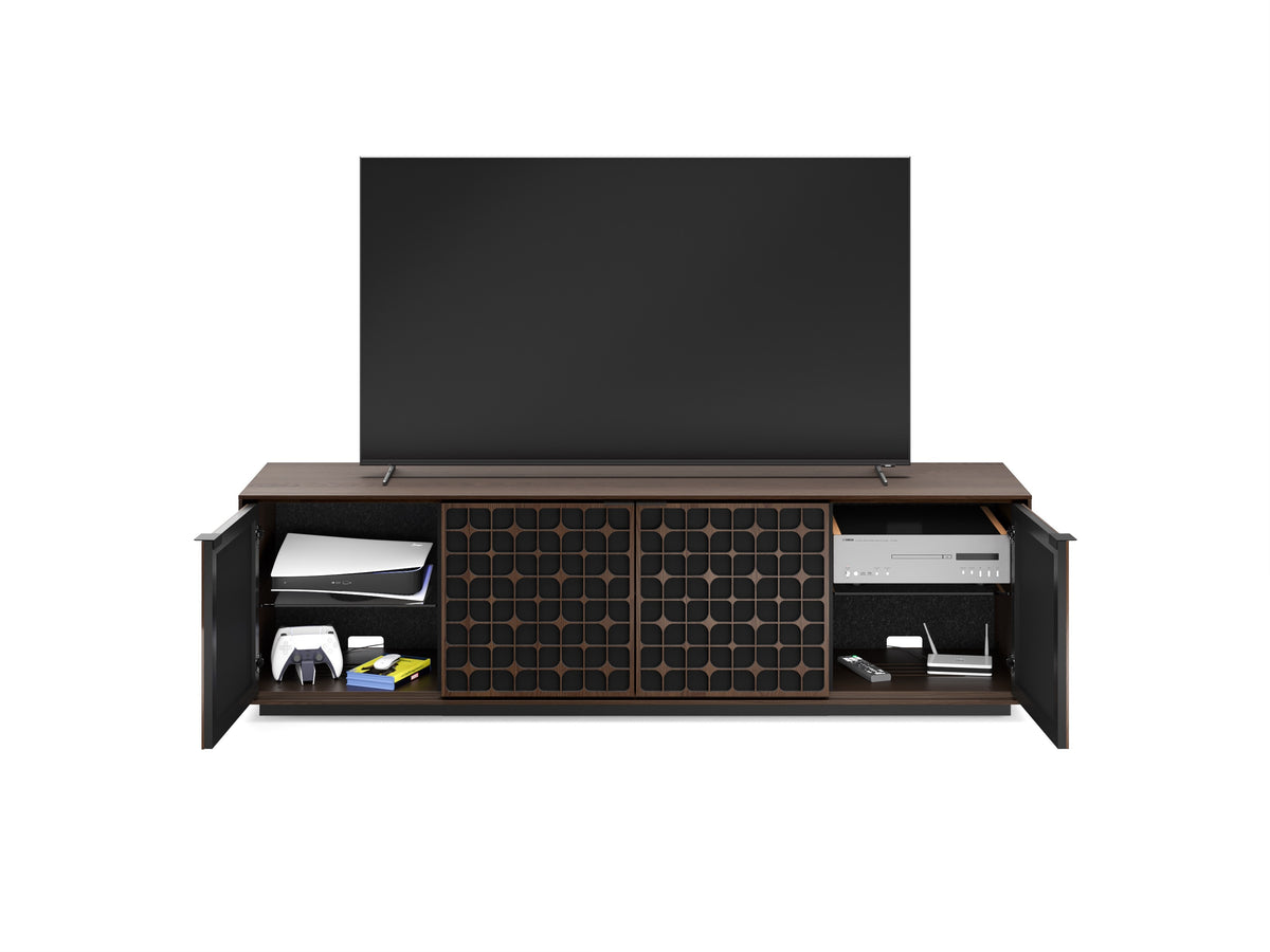 Elements Media & Storage Cabinet w/Rolling Plinth Base