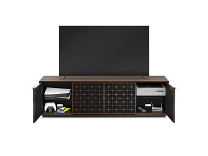 Elements Media & Storage Cabinet w/Rolling Plinth Base