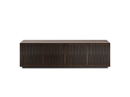 Elements Media & Storage Cabinet w/Rolling Plinth Base
