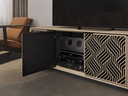 Elements Media & Storage Cabinet w/Console Base