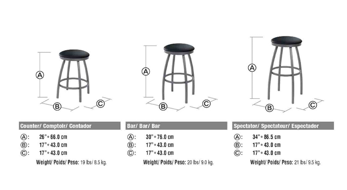 Henry Counter and Bar Stool