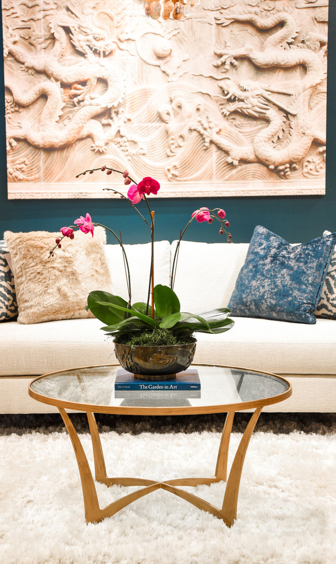 Lotus Round Cocktail Table