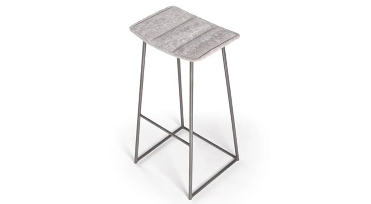 Palmo Fabric Seat Counter and Bar Stool