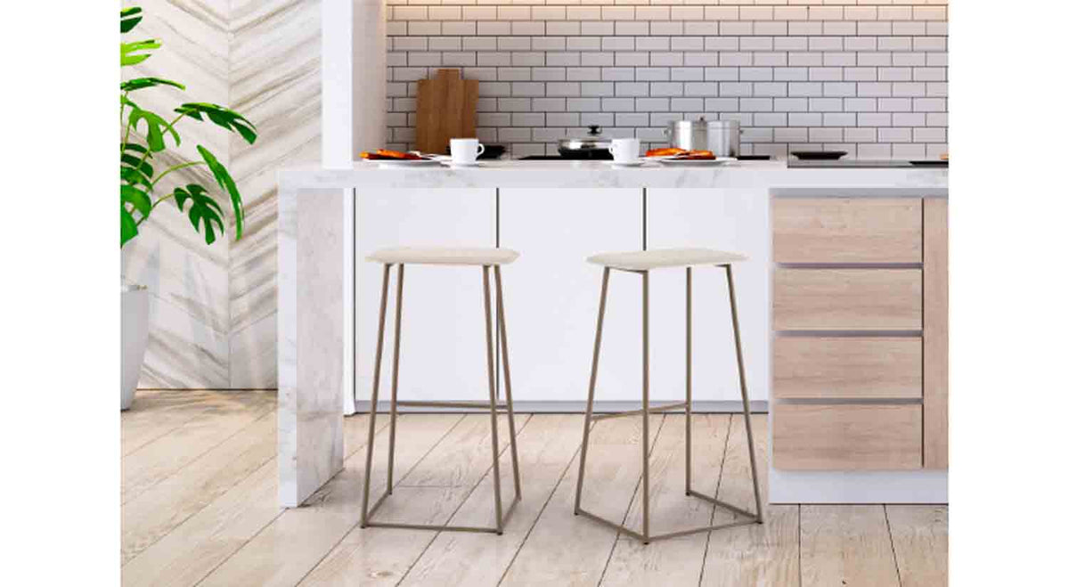 Palmo Wood Seat Counter and Bar Stool