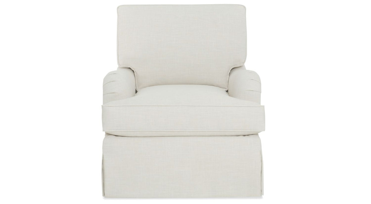 Vivian Chairs w/English Arm & Kick Pleat Skirt