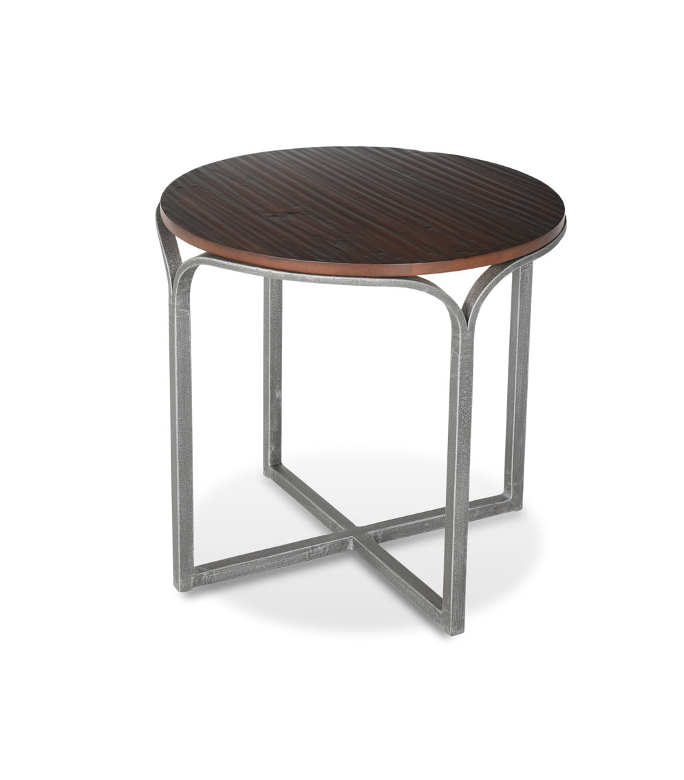 Wave Round End Table