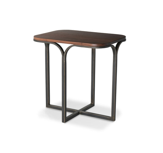 Wave Rectangle End Table
