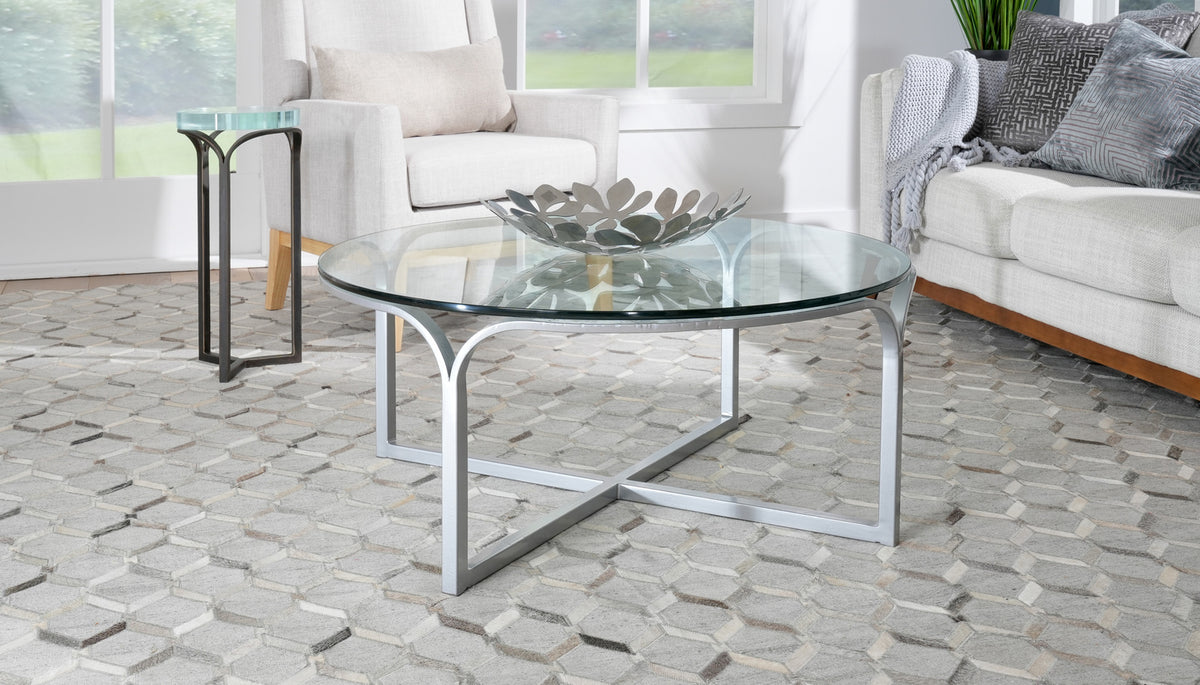 Wave Round Cocktail Table