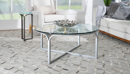 Wave Round Cocktail Table