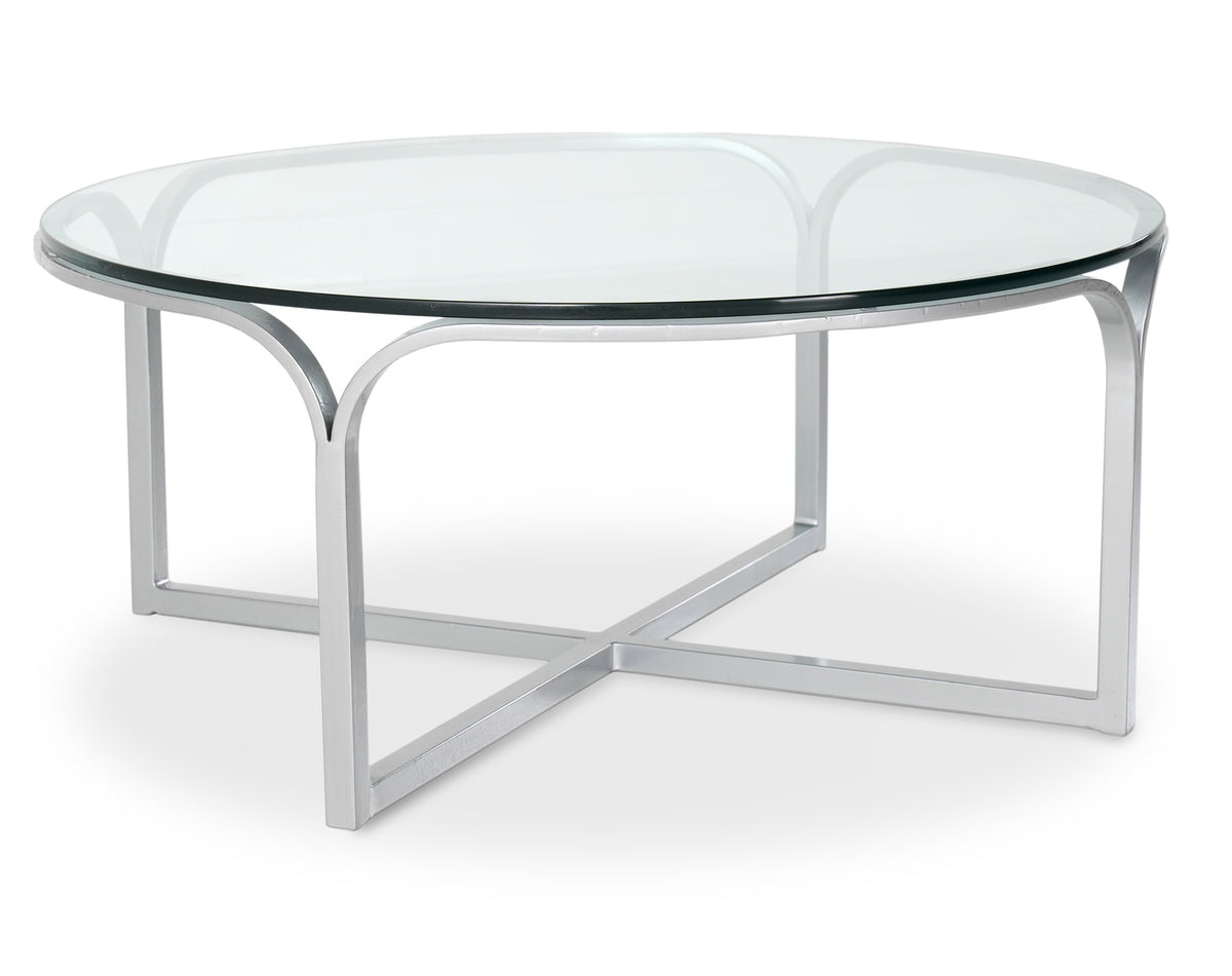 Wave Round Cocktail Table