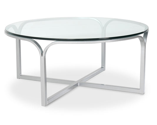 Wave Round Cocktail Table